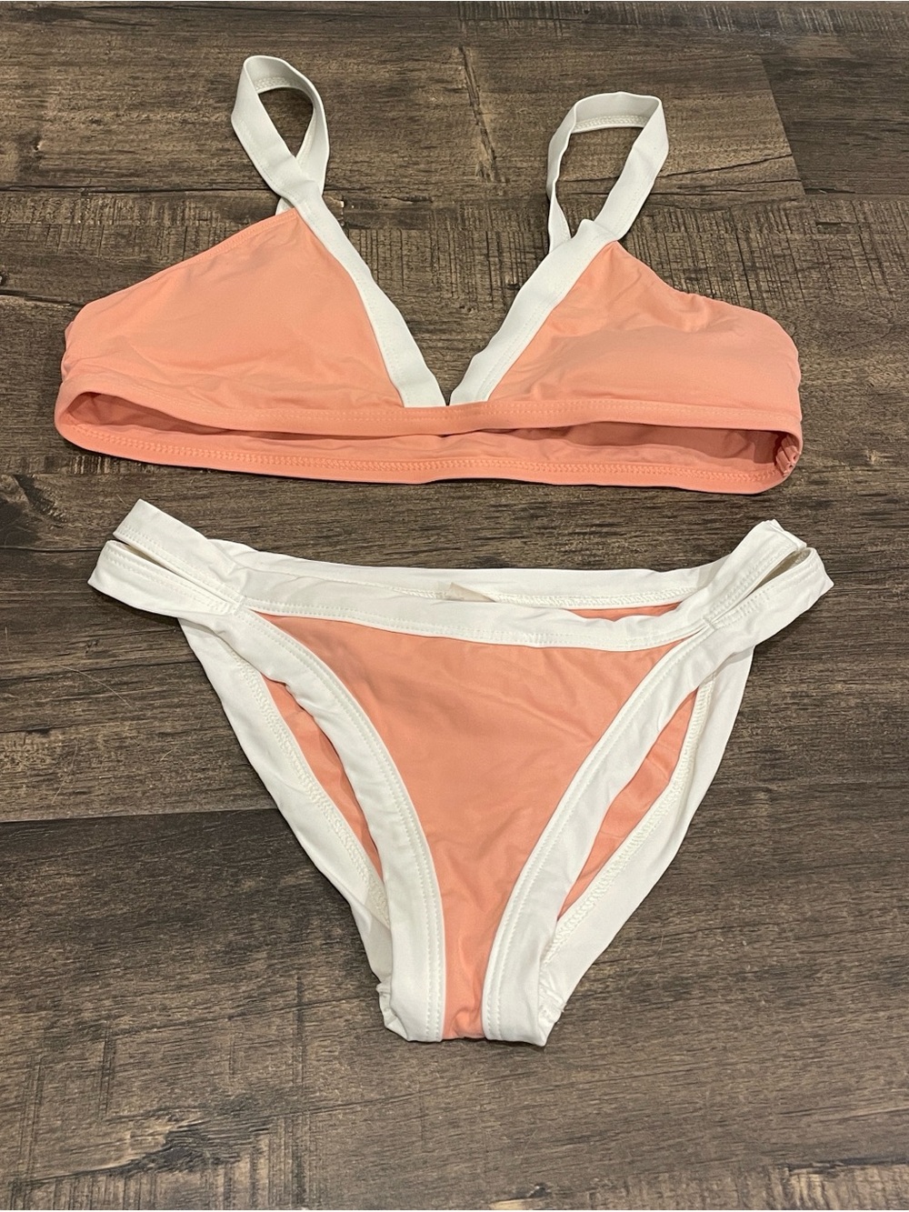 L Space Charlie Bottom and Top In Tropical Peach